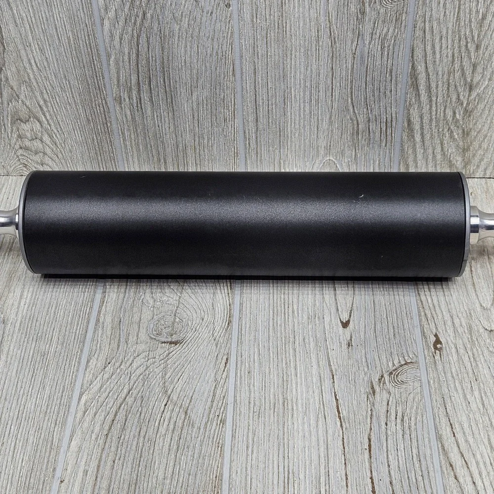 Nordic Ware Non-Stick Heavy Rolling Pin Black Metal Professional Baking Tool